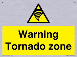 Warning Tornado zone